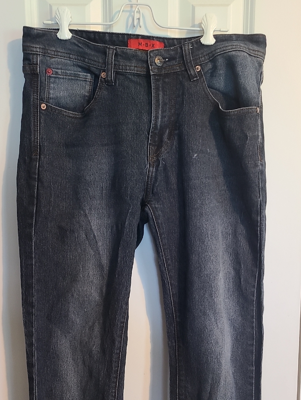 M•B•X Men’s Slim Jeans - Dark Blue